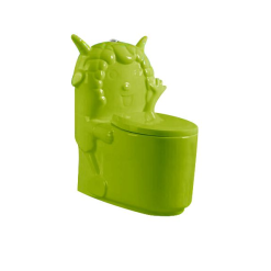 Bồn cầu trẻ em màu xanh lá cây Miken MKB-1240GR