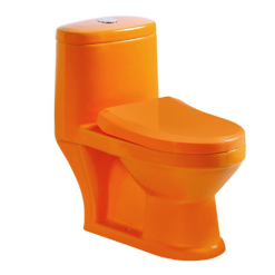Bồn cầu dành cho trẻ mẫu giáo màu cam MN-1230-OG