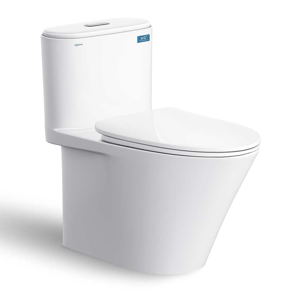 Bồn cầu 1 khối Nano Titan Viglacera V812 (Dài 69cm)