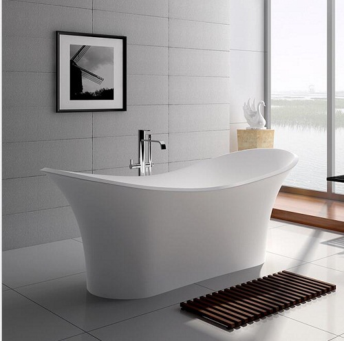 Bồn tắm đá nhân tạo marble nghệ thuật AL-BS8634