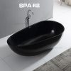 Bồn tắm đá nhân tạo màu đen nghệ thuật YG-9953B