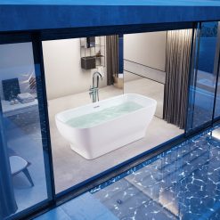 Bồn tắm ngâm đặt sàn Nofer NG-1859 PLUS