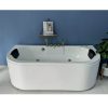 Bồn tắm massage đặt sàn hình Elip SAWO SW4818M-E