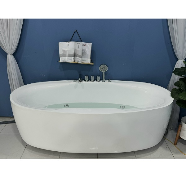 Bồn tắm massage đặt sàn hình Elip SAWO SW5817M