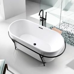 Bồn tắm nằm đặt sàn Nofer NG-1981 With Shelf