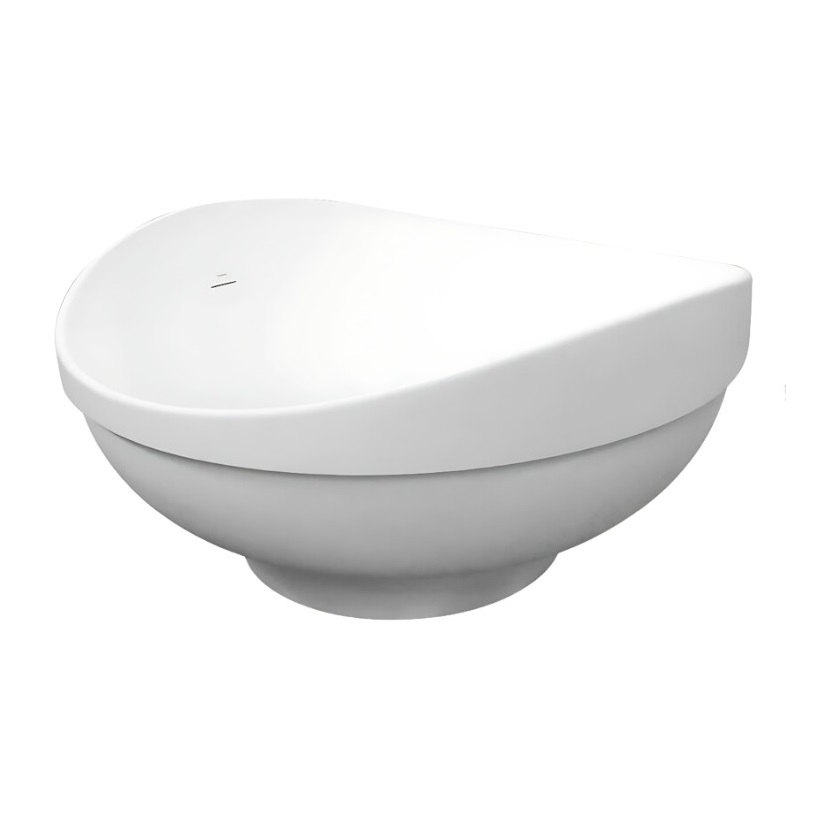 Bồn tắm đặt sàn đá cẩm thạch Bravat B204136W