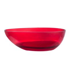 Bồn tắm đặt sàn màu đỏ đá cẩm thạch Bravat B20799R-1