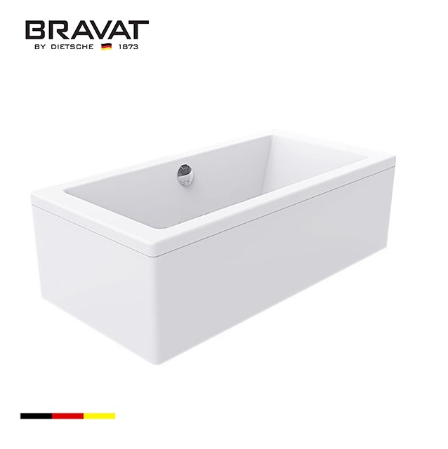 Bồn tắm đặt sàn Bravat B25809W-5