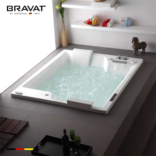 Bồn tắm âm massage Bravat B25904DW-2