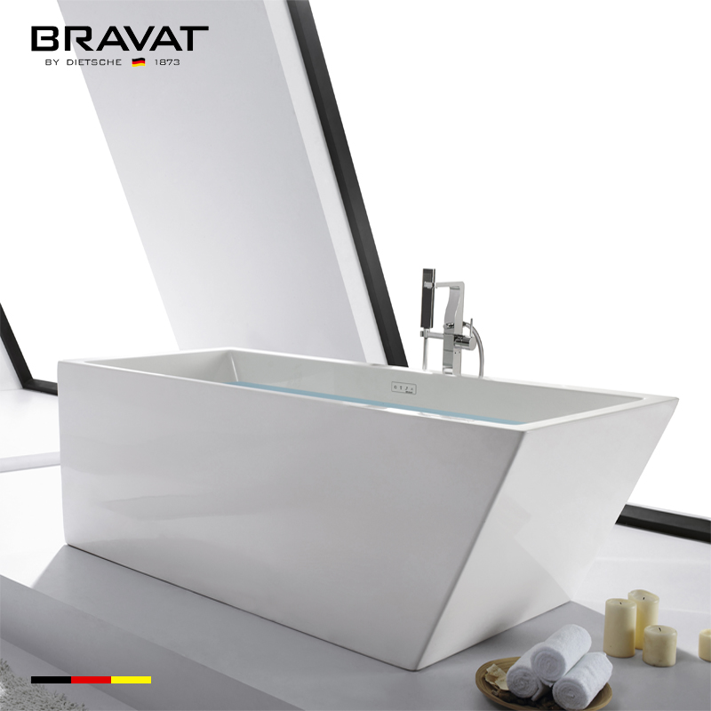 Bồn tắm đặt sàn Bravat GT1003W-5