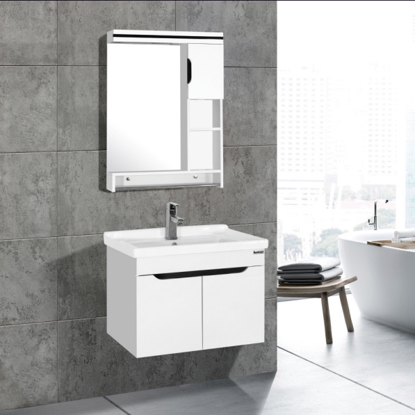Bộ tủ chậu PVC cao cấp BROSS BR 602