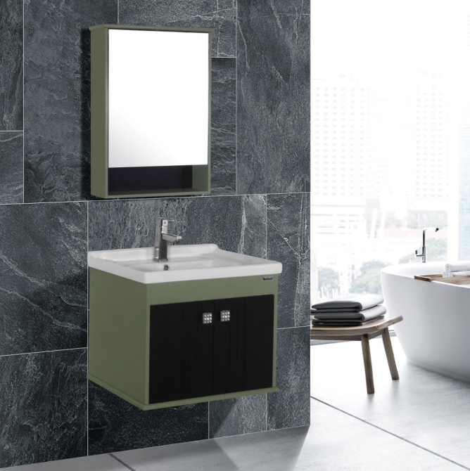 Bộ tủ chậu PVC cao cấp BROSS BR 604