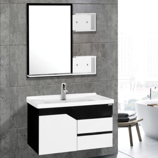 Bộ tủ chậu PVC cao cấp BROSS BR 802