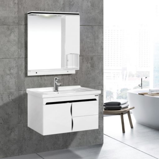 Bộ tủ chậu PVC cao cấp BROSS BR 806