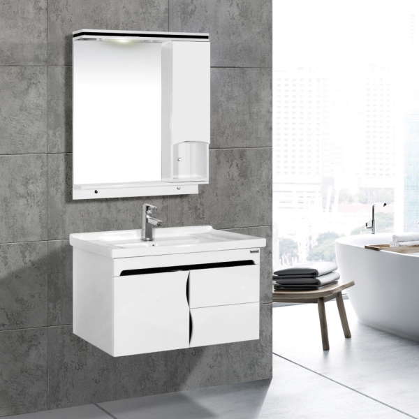 Bộ tủ chậu PVC cao cấp BROSS BR 806