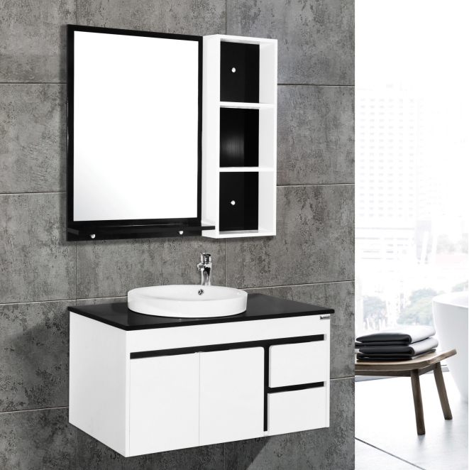 Bộ tủ chậu PVC cao cấp BROSS BR 900