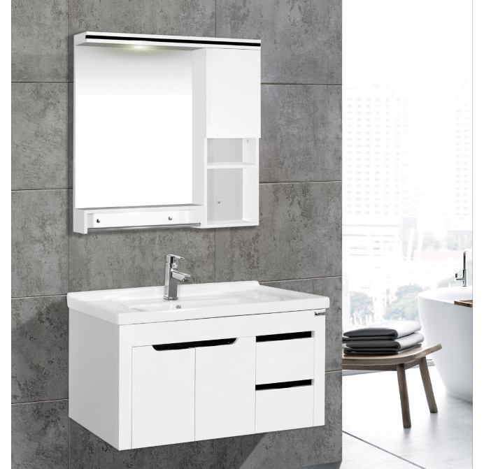 Bộ tủ chậu PVC cao cấp BROSS BR 901