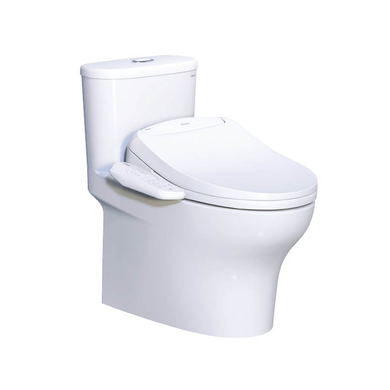 Bồn cầu 1 khối nắp điện tử Caesar C1394F-TAF400H