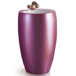 Chậu rửa lavabo chân đứng nghệ thuật màu tím C3966P