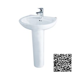 Chậu rửa mặt lavabo chân dài Caesar L2220-L2437