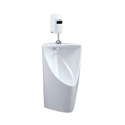 Bồn tiểu đứng nam treo tường cảm ứng Caesar U0233 A657DC (Đủ bộ)