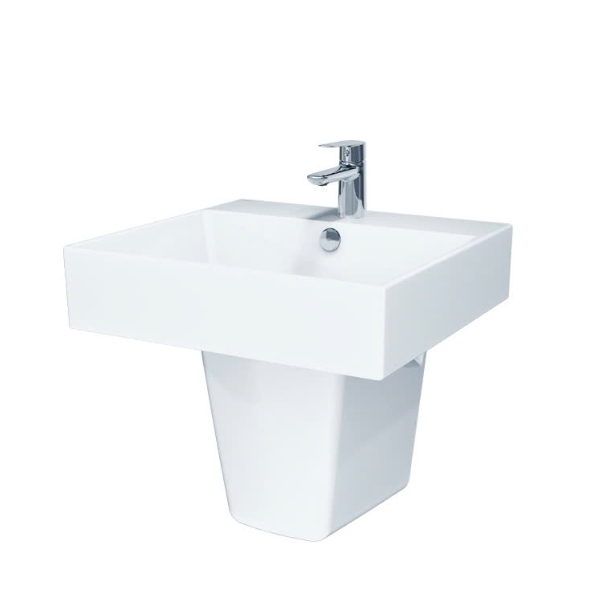 Chậu rửa lavabo chân lửng Caesar L2220-P443