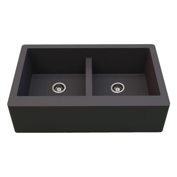 Chậu rửa bát đá nhân tạo Carysil REC1 màu đen