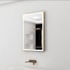 Gương đèn led khung inox MIKEN MKG-V002