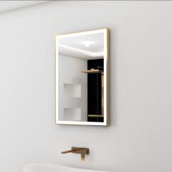 Gương đèn led khung inox MIKEN MKG-V002