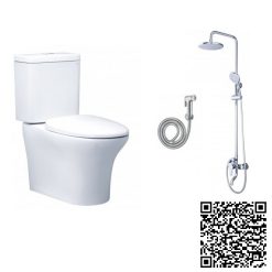 Combo Thiết bị vệ sinh Caesar 3 món CD1341-BS304CW-S578C