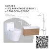 Combo Thiết bị vệ sinh Caesar CD1356-LF5388-EH05388DWV-BT570CU-S788C