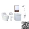 Combo Thiết bị vệ sinh Caesar CD1356-TAF400H-LF5261-EH05261AW-B060C-EM0145W-S578C