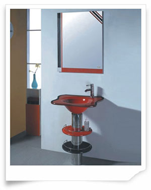Bộ chậu kính HiHome 8015