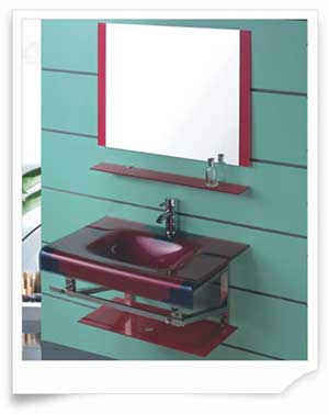 Bộ chậu kính HiHome 8075