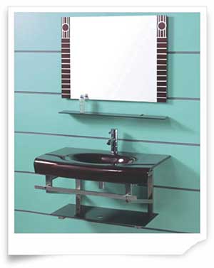 Bộ chậu kính HiHome 8081