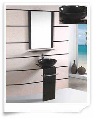 Bộ chậu kính HiHome 8166