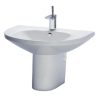 Chậu rửa lavabo chân lửng Caesar LF2270-PF2470