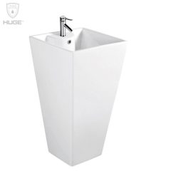 Chậu rửa lavabo nghệ thuật chân đứng Huge H-LS002