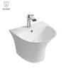 Chậu rửa lavabo chân lửng Huge H-LV161N