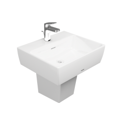 Chậu rửa mặt lavabo treo tường chân lửng Toto LHT328C