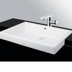 Chậu rửa bán âm bàn TOTO LW646JW/F