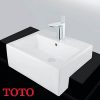 Chậu rửa bán âm bàn TOTO LW647CJW/F