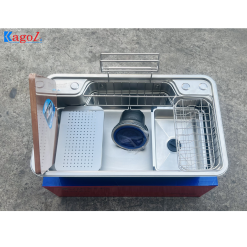 Chậu rửa bát 1 hố vân sần Kagol K7848 304N