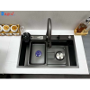 Chậu rửa bát 1 hố cài dao Kagol KND7545T-CD