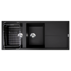 Chậu rửa bát đá Granite KONOX Livello 1160 Black