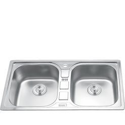 Chậu hai hố cân Gorlde GD 5612