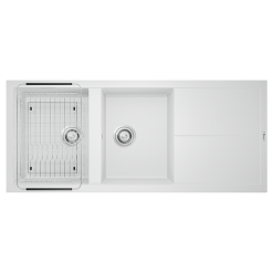 Chậu rửa bát Konox Granite Sink Livello Smart 1160-Silver