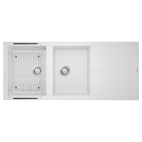 Chậu rửa bát Konox Granite Sink Livello Smart 1160-Silver