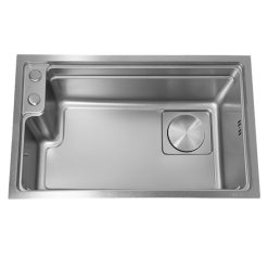 Chậu rửa bát 1 hố Nano GRUNDER GR-7545-2MB