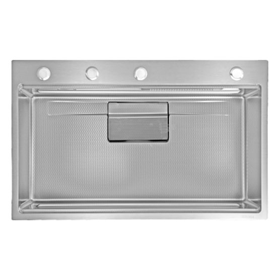 Chậu rửa bát 1 hố Nano GRUNDER GR-7546CTB